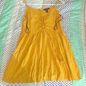 Short Yellow Sundress